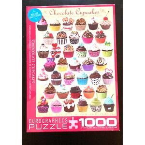Eurographics Chocolate Cupcakes 1000 Piece Jigsaw Puzzle - Pre-Owned